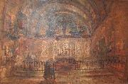 Wyke Bayliss Notre Dame Chapel Spain oil painting artist